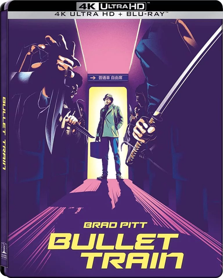 Bullet Train (Убийствен влак) 4K Ultra HD Blu-Ray + Blu-Ray Steelbook