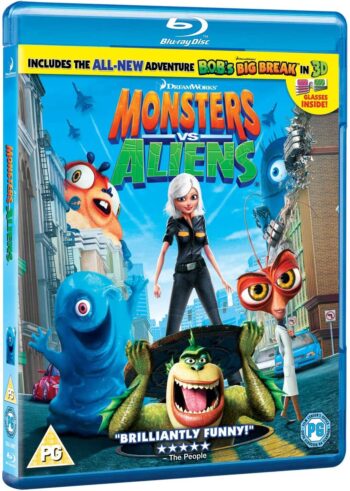 Monsters vs Aliens (Чудовища срещу извънземни) Blu-Ray