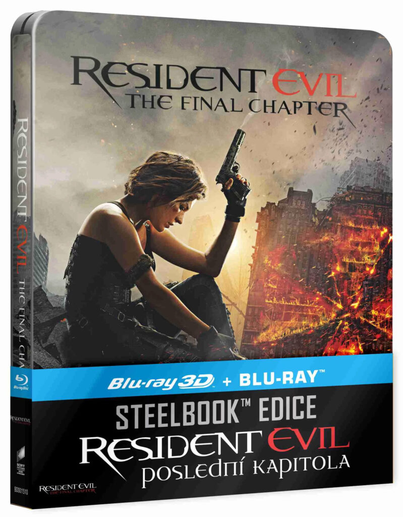 Resident Evil: The Final Chapter Blu-Ray 3D + 2D Steelbook