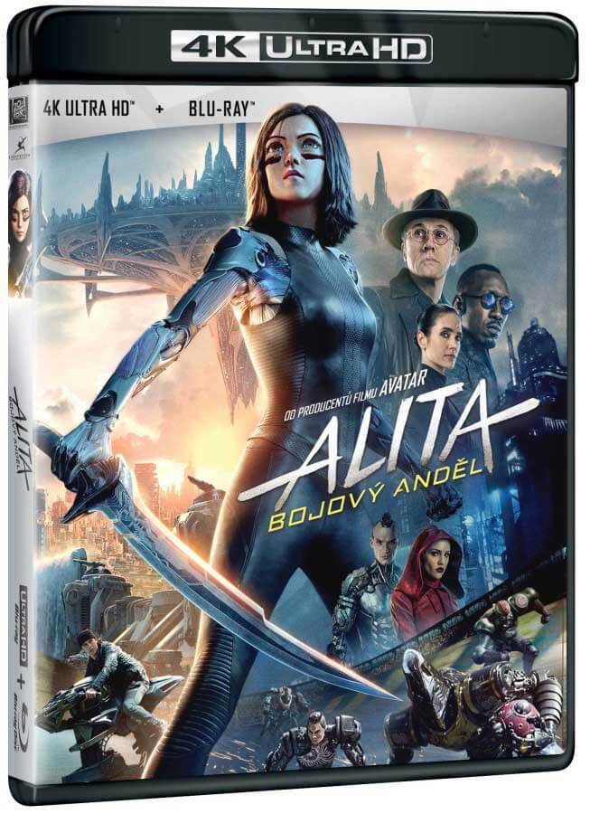 Alita: Battle Angel (Алита: Боен ангел) 4K Ultra HD Blu-Ray + Blu-Ray