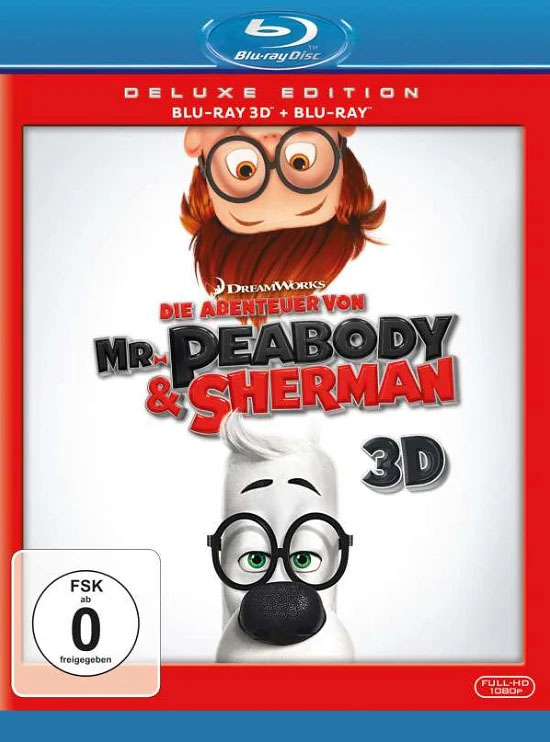 Mr. Peabody & Sherman (Мистър Пибоди и Шърман) Blu-Ray 3D + Blu-Ray