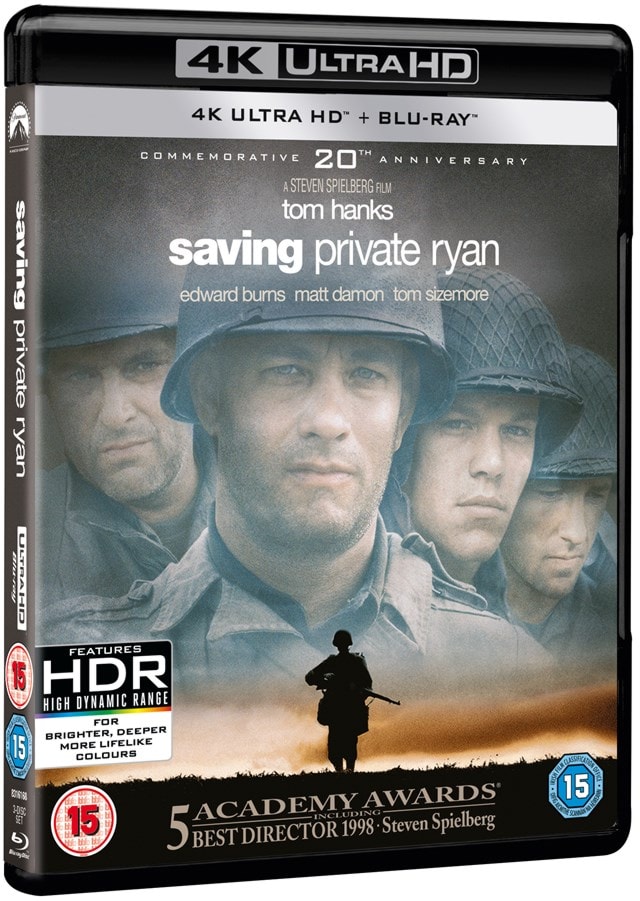 Saving Private Ryan (Спасяването на редник Райън) 4K Ultra HD Blu-Ray + Blu-Ray