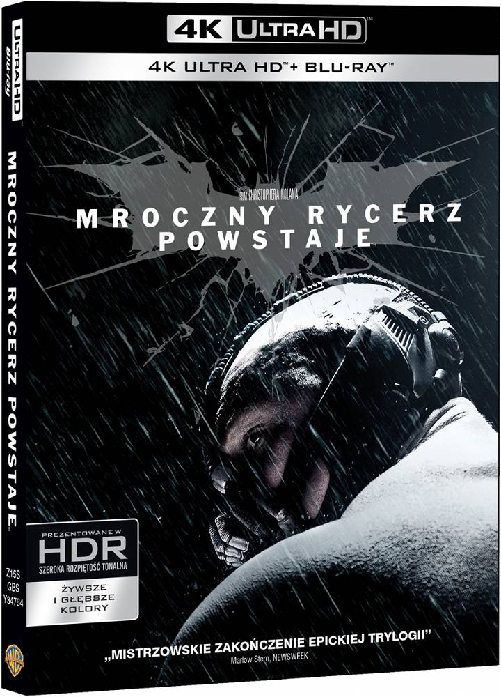 The Dark Knight Rises (Черният рицар: Възраждане) 4K Ultra HD Blu-Ray + Blu-Ray