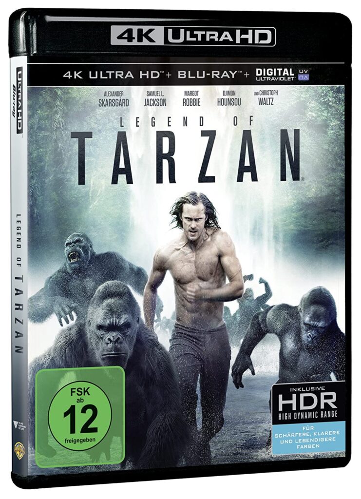 The Legend of Tarzan (Тарзан) 4K Ultra HD Blu-Ray + Blu-Ray