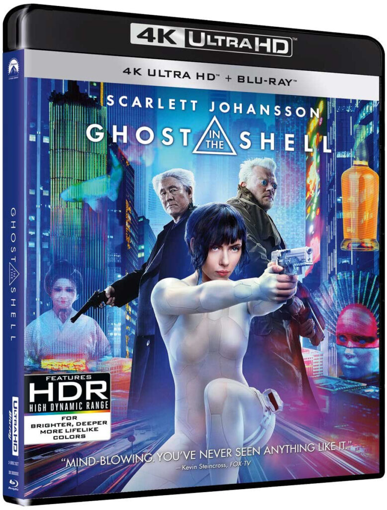 Ghost in the Shell (Дух в броня) 4K Ultra HD Blu-Ray + Blu-Ray