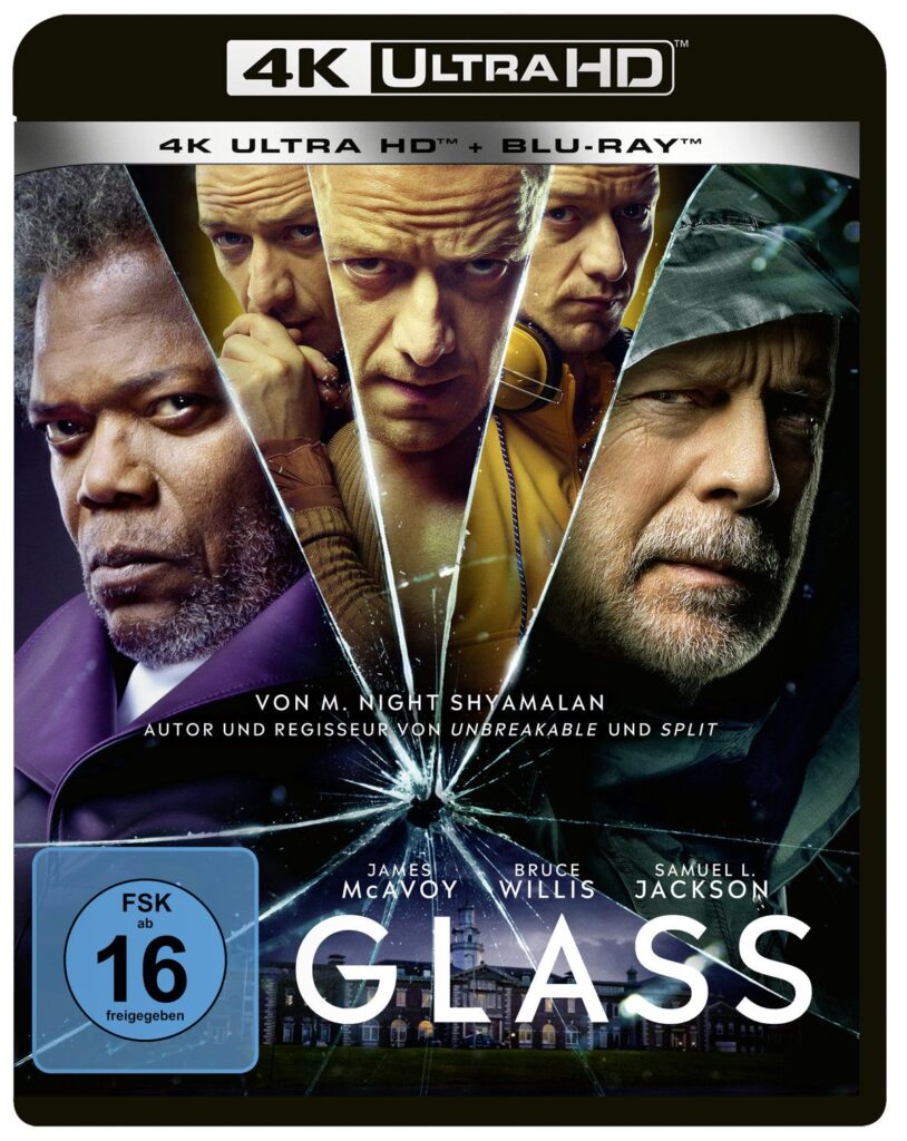 Glass (Стъкления) 4K Ultra HD Blu-Ray + Blu-Ray