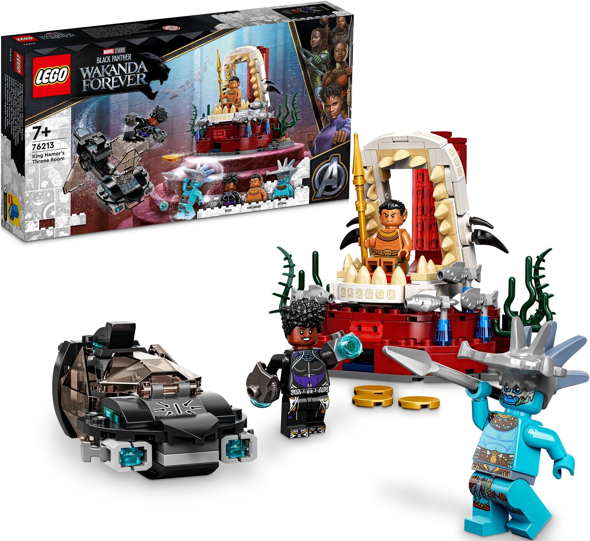 LEGO Marvel - Тронната зала на крал Намор (76213)