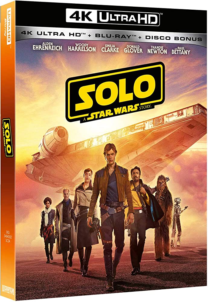 Solo: A Star Wars Story (Соло: История от Междузвездни войни) 4K Ultra HD Blu-Ray + Blu-Ray