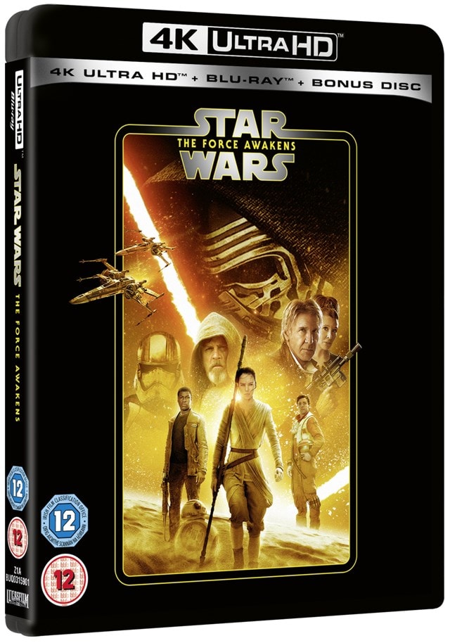 Star Wars: Episode VII - The Force Awakens 4K Ultra HD Blu-Ray + Blu-Ray