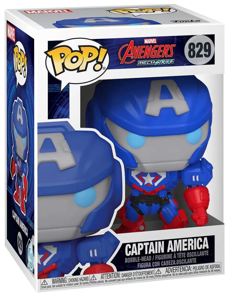 Фигура Funko POP! Marvel: Marvel Mech - Cap. America