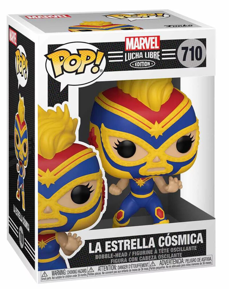 Фигура Funko POP! Marvel: Luchadores - Captain Marvel