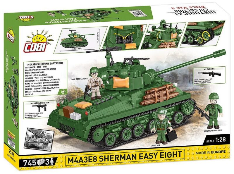 COBI / 2533 / M4A3E8 Sherman Easy Eight (Gebraucht) in Bassersdorf für