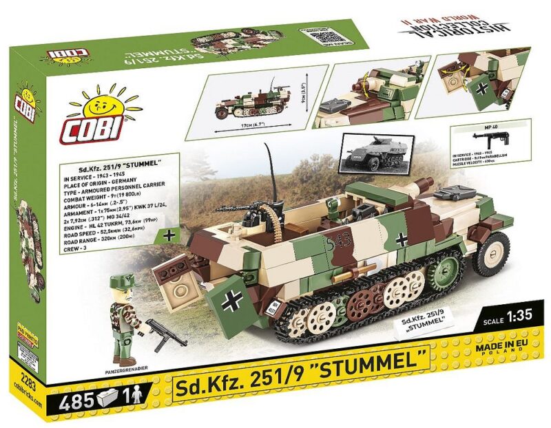 COBI Конструктор Sd.Kfz. 251/9 Stummel