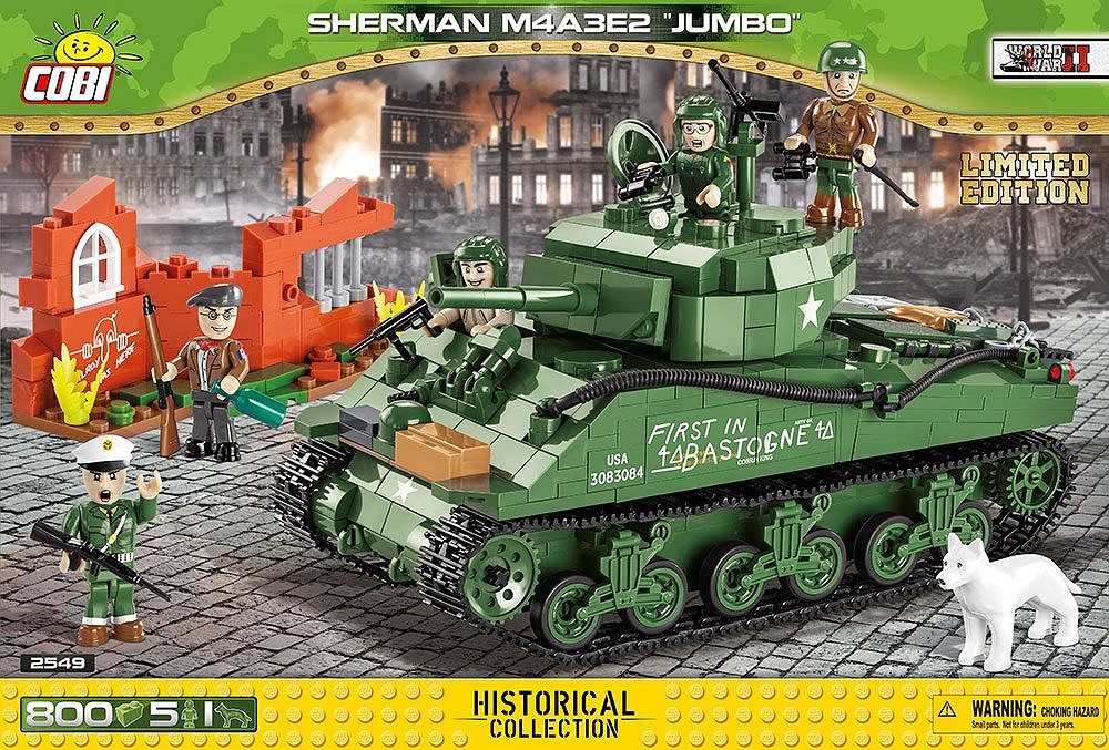 COBI Конструктор Sherman M4A3E2 Jumbo - Limited Edition