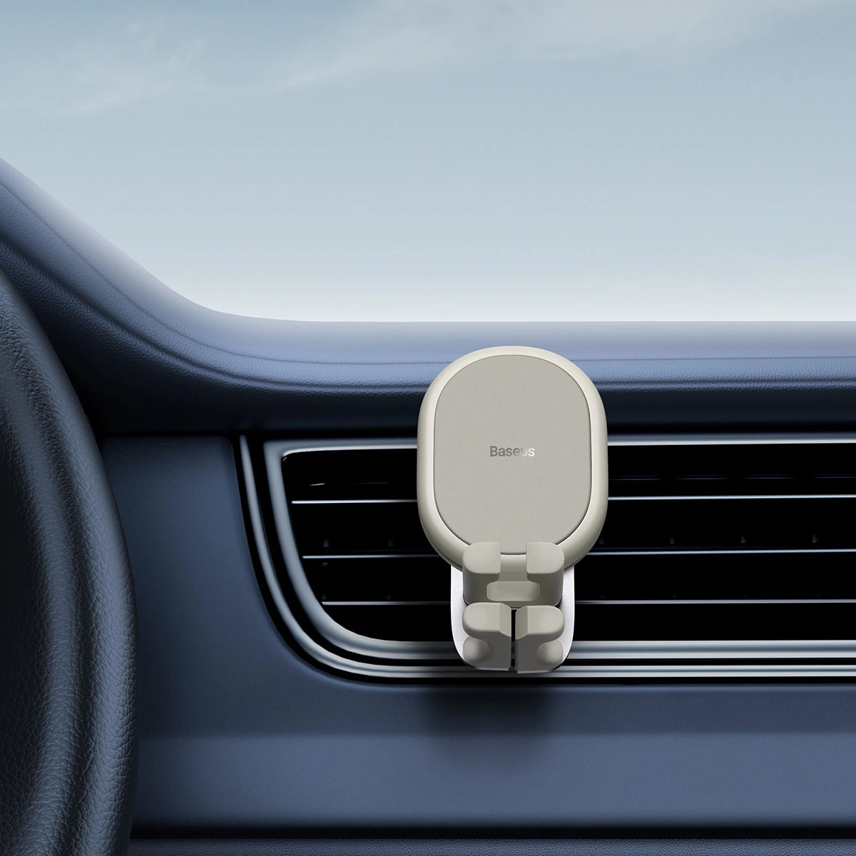 Автомобилна стойка за телефон Baseus Gravitational Car Phone Holder Бяла