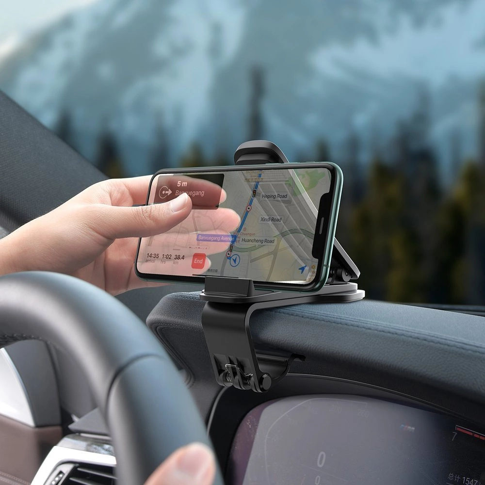 Автомобилна стойки за телефон Baseus Big Mouth Pro Car Holder Dashboard Clip