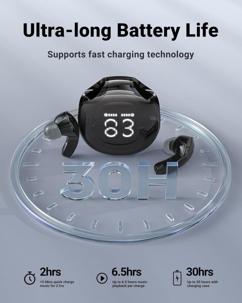 Безжични слушалки ACEFAST T9 True Wireless In-Ear Headphones Obsidian Black 3