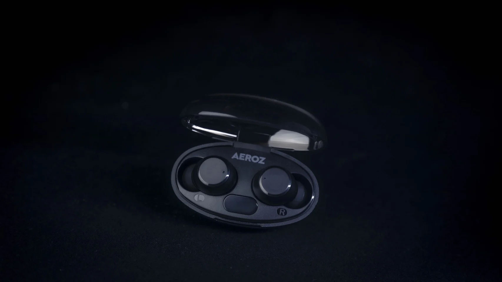 Безжични слушалки AEROZ - TWS-1010 BLACK True Wireless Earphones