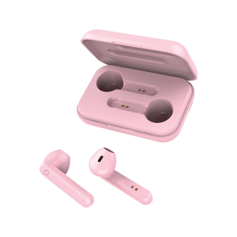 Безжични слушалки Forever True Wireless Earphones TWE-110 Pink