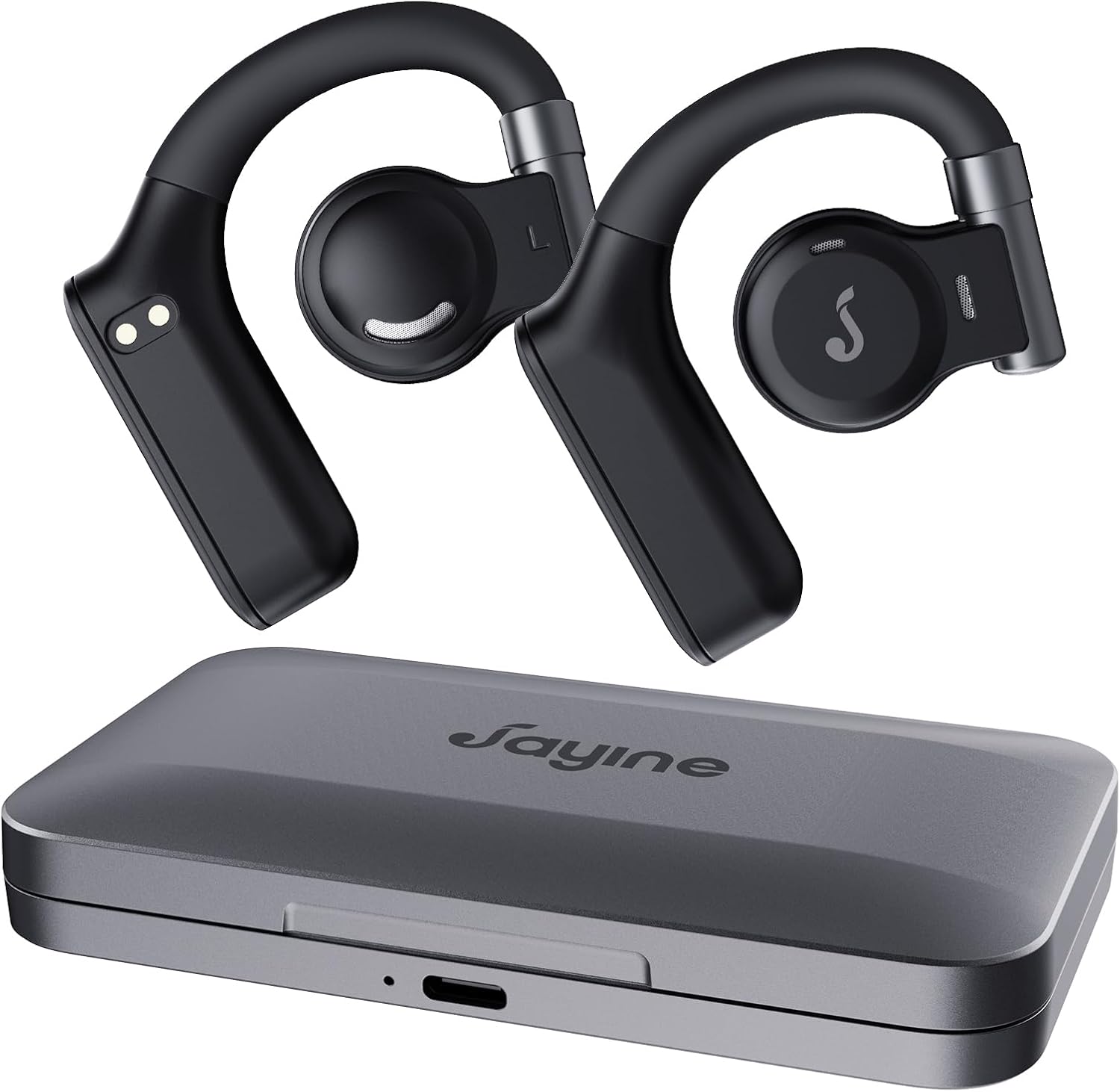 Безжични слушалки JAYINE JY05 Open Ear Wireless Headphones Black