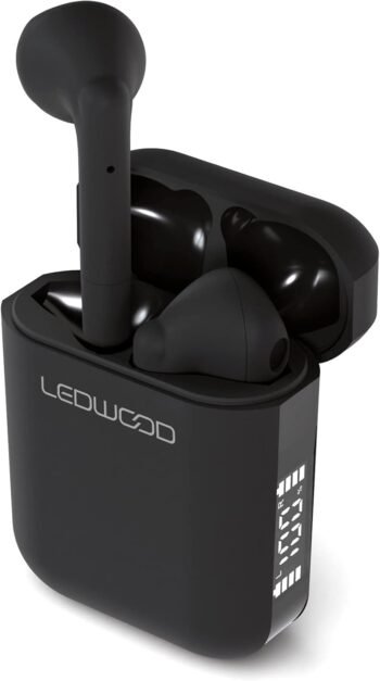 Безжични слушалки Ledwood Earphone -TWS - Apollo S Черни
