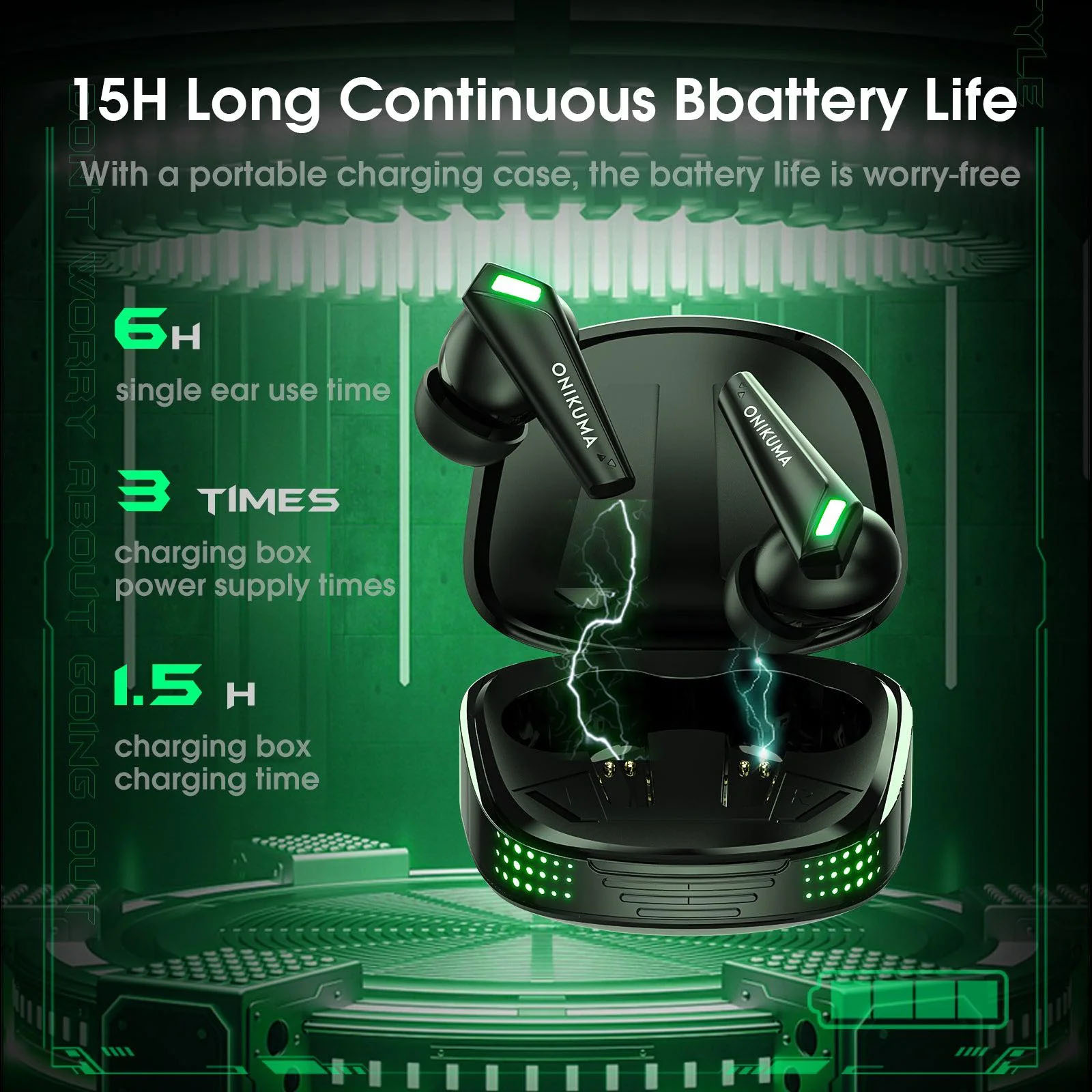 Безжични слушалки ONIKUMA T308 True Wireless earphones