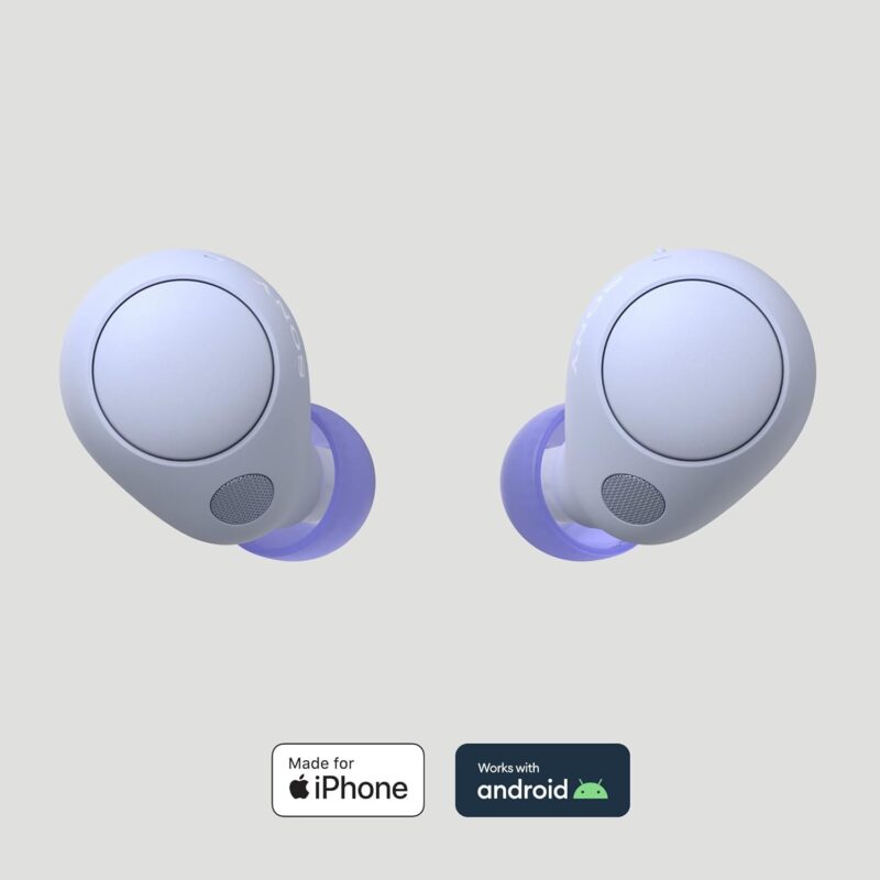 Безжични слушалки Sony WF-C700N IPX4 Truly Wireless Headphones Lavender