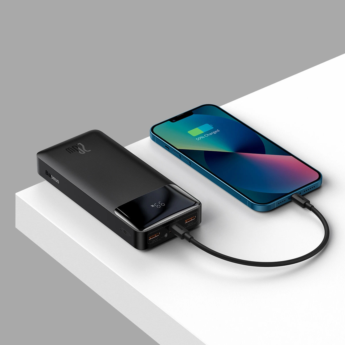 Външна батерия Baseus Bipow Fast Charging Powerbank 20000mAh 20W + USB-A - Micro USB