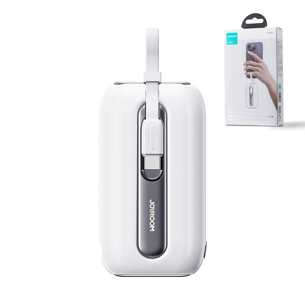 Външна батерия JOYROOM Power Bank 10000mAh JR-L012 22.5W Mini Бяла