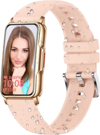 Дамски смарт часовник ECOSOON Women's Smart Watch 1.47 inch IP68 Pink