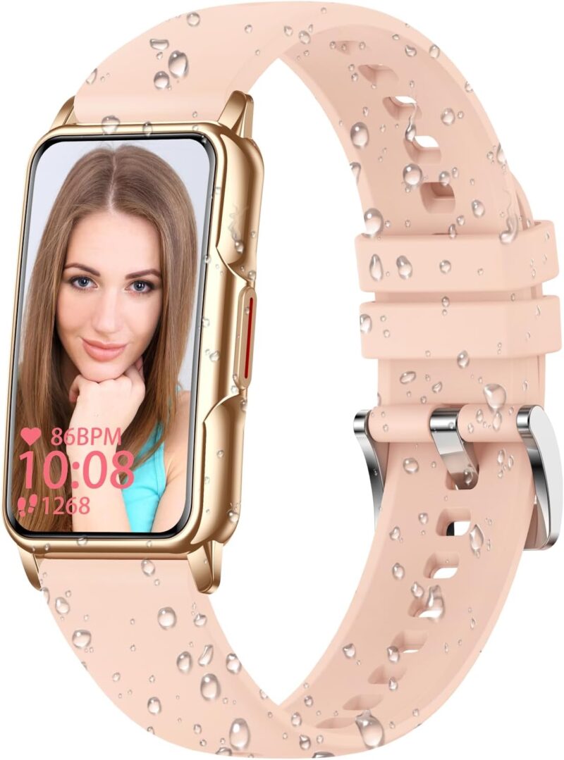 Дамски смарт часовник ECOSOON Women's Smart Watch 1.47 inch IP68 Pink