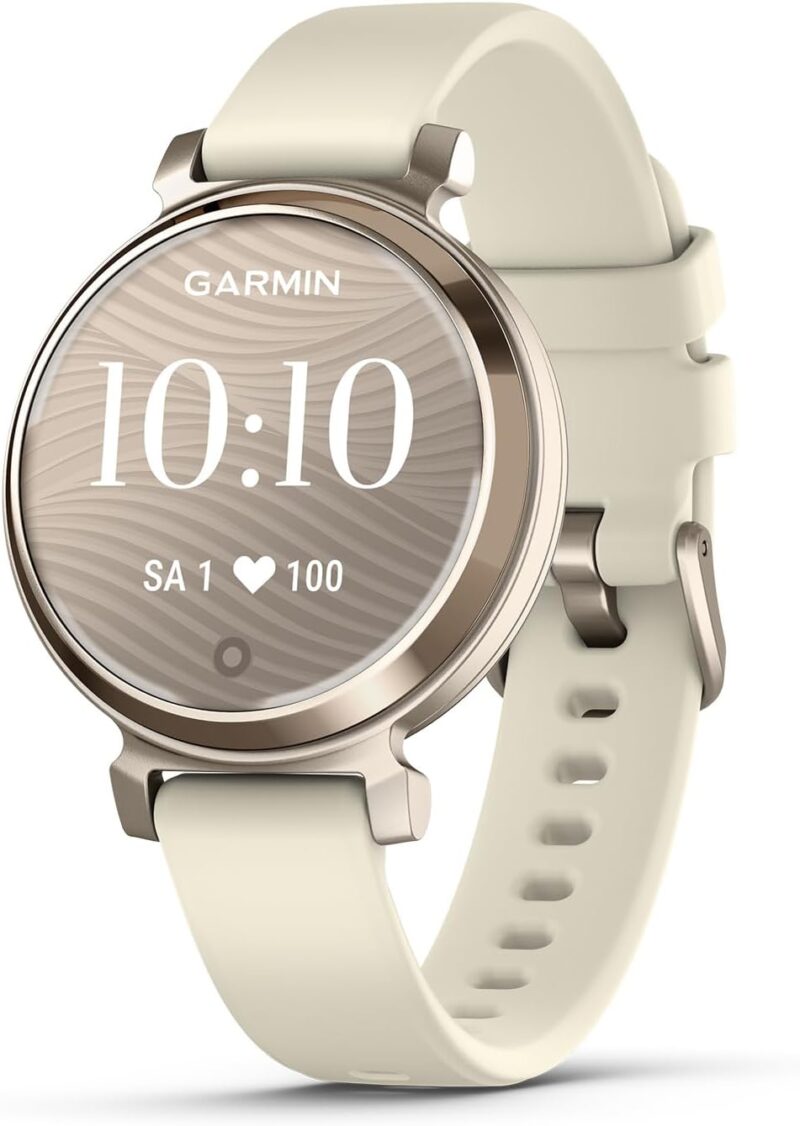 Дамски смарт часовник Garmin Lily 2 1 Inch Hidden Display Cream Gold