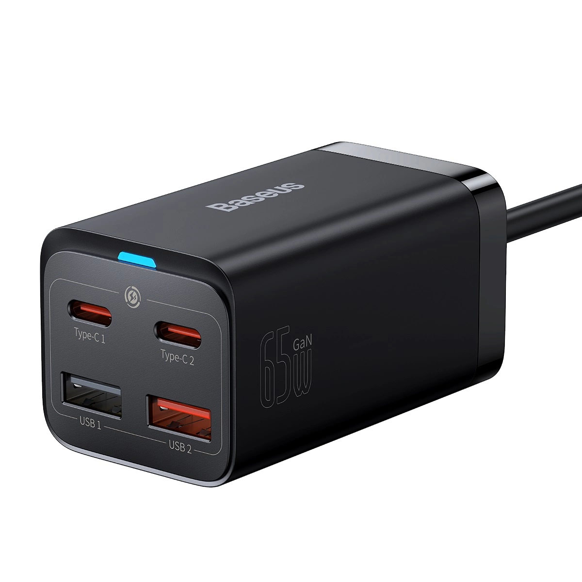 Зарядно за 220V Baseus GaN3 Pro Fast Charger GaN 2 x USB Type C 2 x USB 65W - Image 4