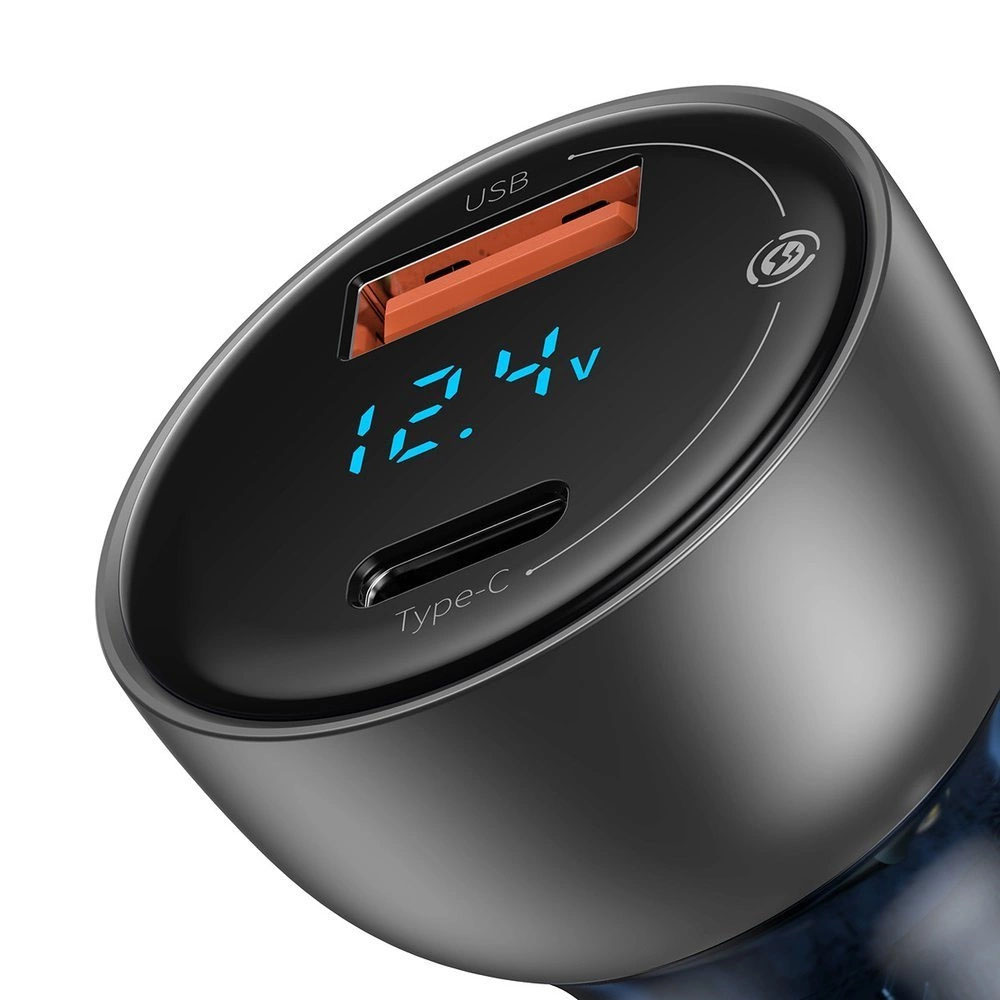 Зарядно за кола Baseus USB - USB Type C Car Charger 65 W 5 A SCP Quick Charge - Image 2