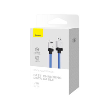 Кабел Baseus CoolPlay USB-A - Lightning iP 1m 2,4A Син