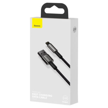 Кабел Baseus Tungsten USB - Lightning cable 2.4A 1m Черен