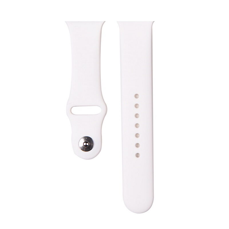 Каишка за смарт часовник Deluxe Series Sport Apple Watch 38-40mm White