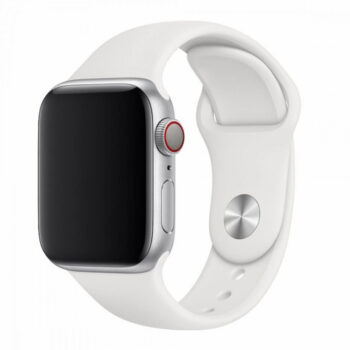 Каишка за смарт часовник Deluxe Series Sport Apple Watch 38-40mm White