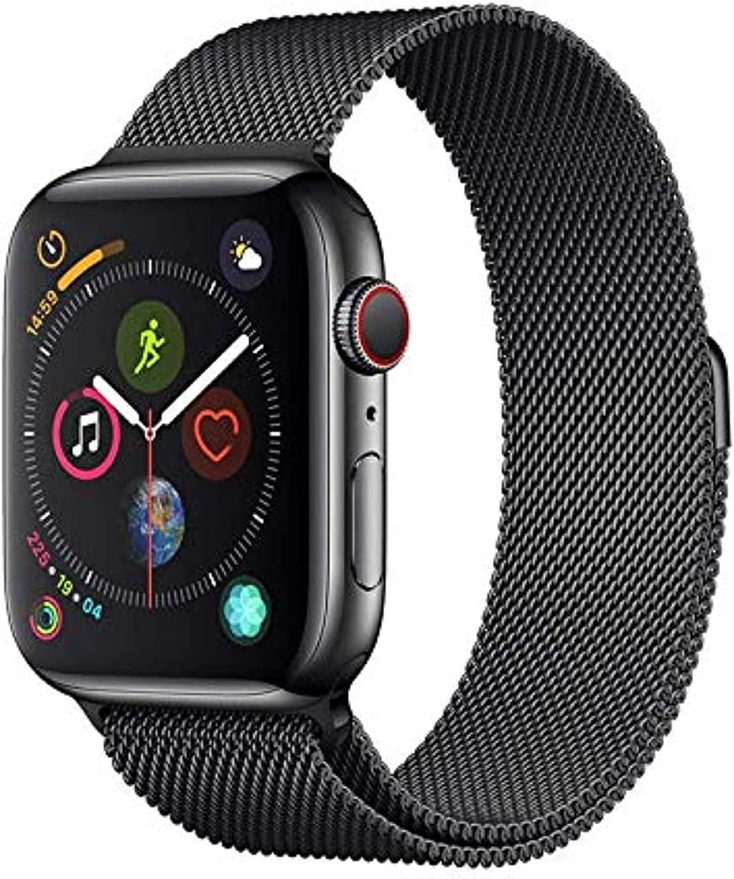 Каишка за смарт часовник Devia Elegant Series Milanese Loop Apple Watch 38-40mm Space Black