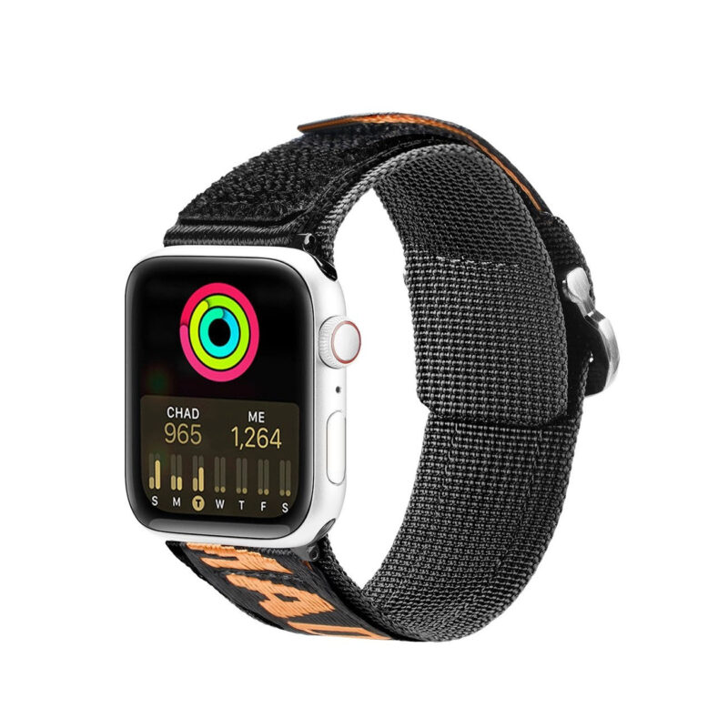 Каишка за смарт часовник Dux Ducis Apple Watch Ultra SE 1-9 Black and Orange