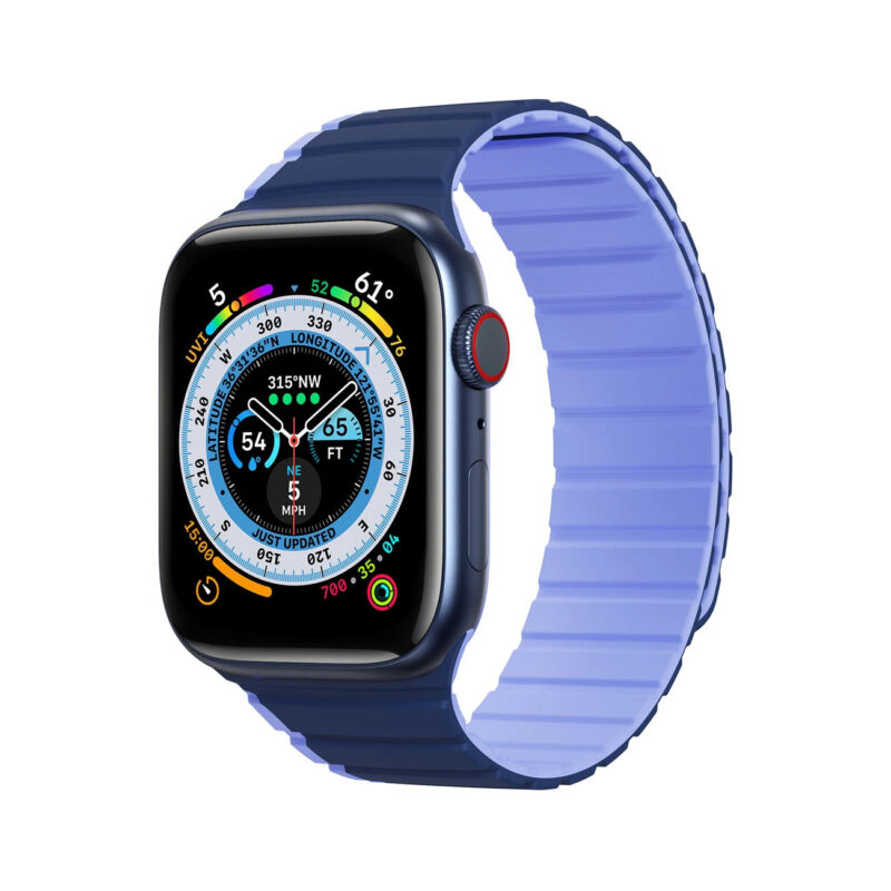 Каишка за смарт часовник Dux Ducis Magnetic LD Version Apple Watch Ultra SE 1-8 Blue