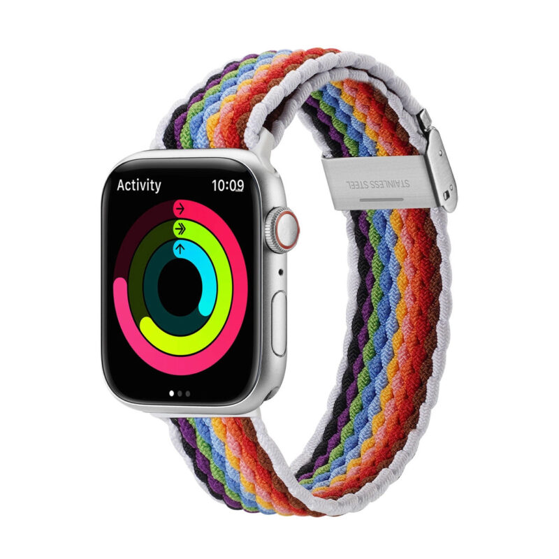 Каишка за смарт часовник Dux Ducis Mixture II Version Apple Watch SE 1-8 Pale Stripes