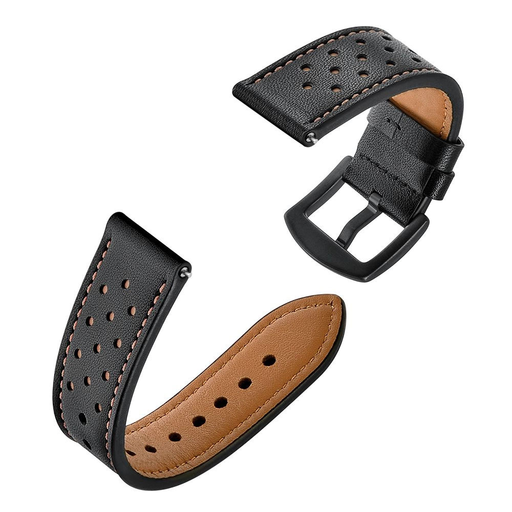 Каишка за смарт часовник Tech-Protect Leather Samsung Galaxy Watch 46mm Black - Image 5