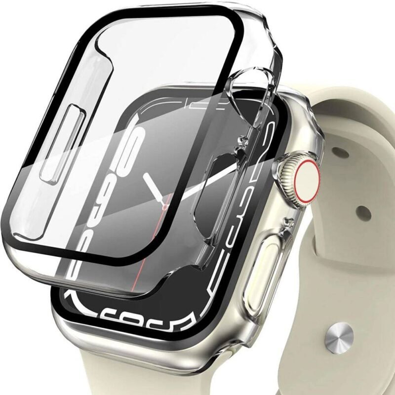 Калъф за смарт часовник Tech-Protect Defense360 Apple Watch 7 (45mm) Clear