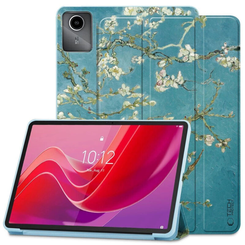 Калъф за таблет Tech-protect SmartCase Lenovo Tab M11 11 TB-330 Blue Sakura Flowers