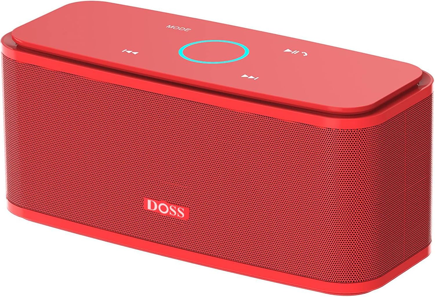 Преносима тонколона DOSS SoundBox Touch Wireless Portable Bluetooth Speaker Red