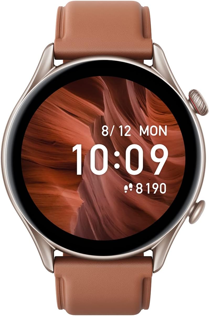 Смарт часовник Amazfit GTR 3 Pro Smart Watch, 1.45 inch AMOLED Display Brown - Image 7