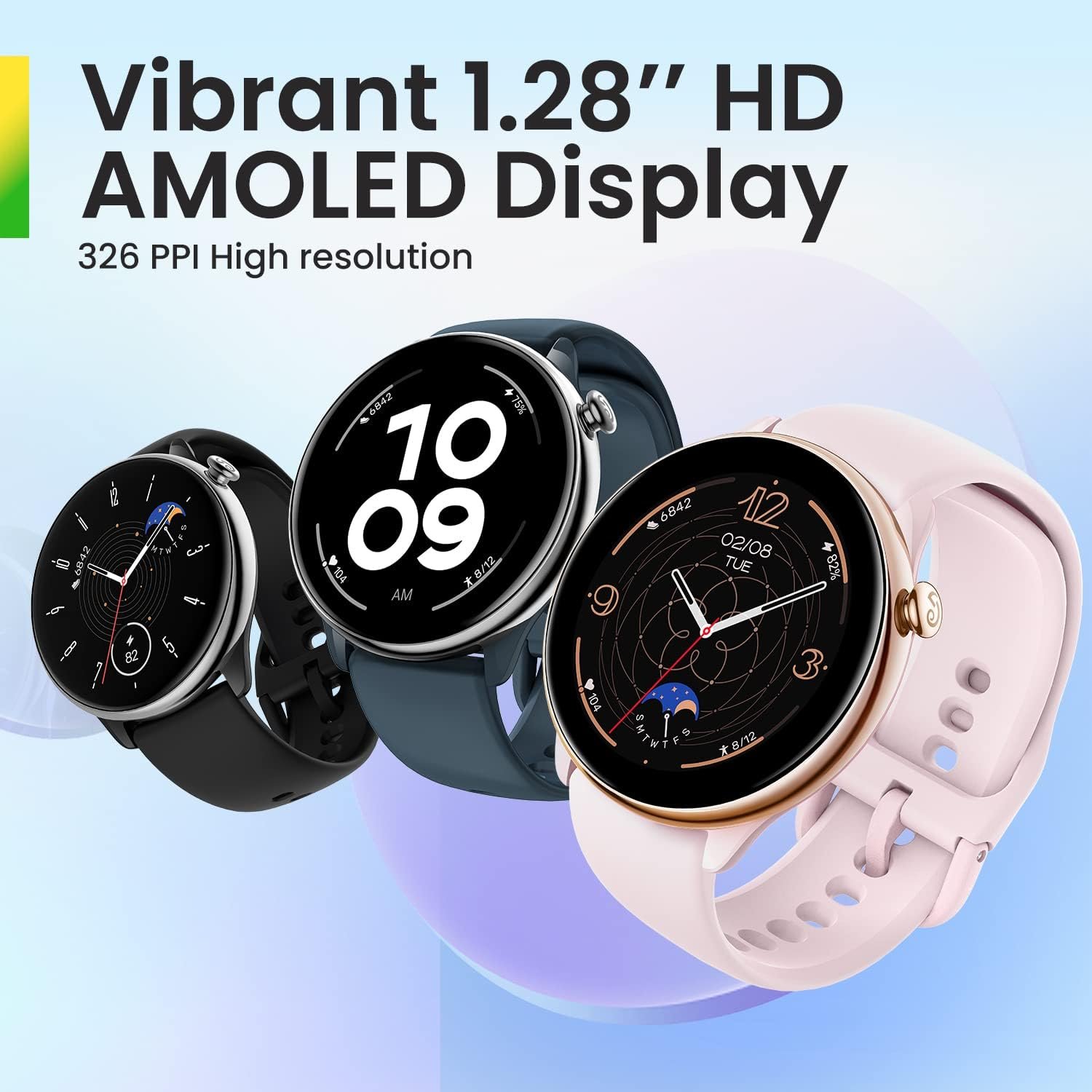 Смарт часовник Amazfit GTR Mini Smart Watch 1,28 Phone Function Dual Band GPS Midnight Black