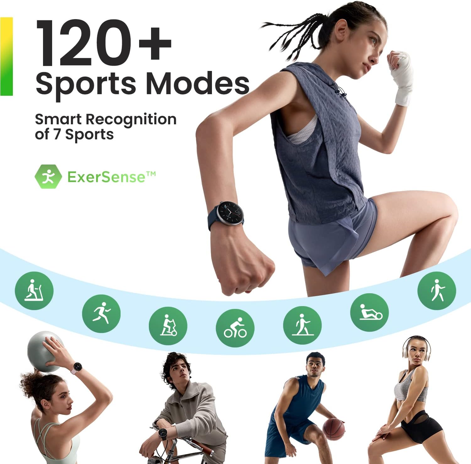 Смарт часовник Amazfit GTR Mini Smart Watch 1,28 Phone Function Dual Band GPS Misty Pink - Image 6