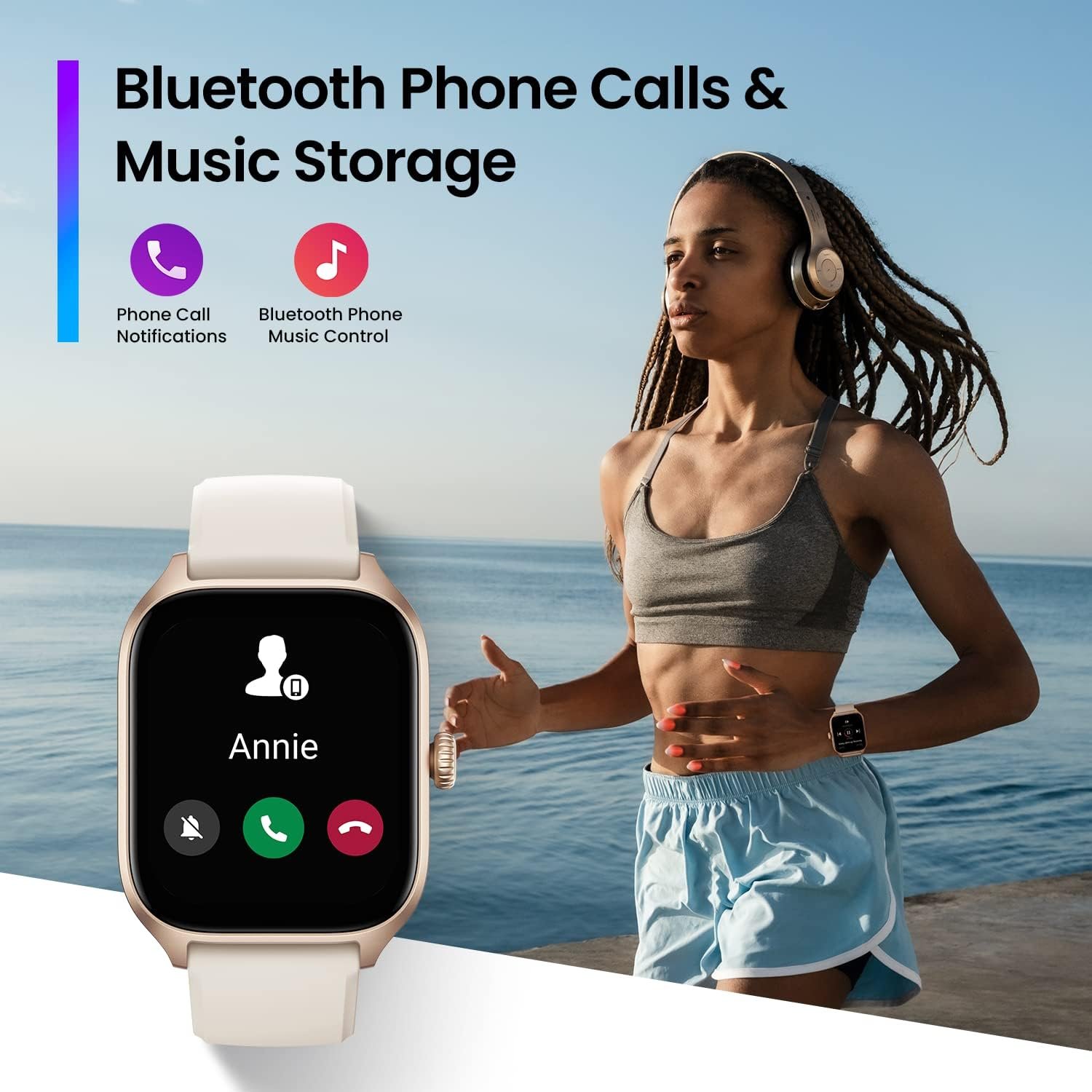 Смарт часовник Amazfit GTS 4 Smart Watch 1,75 AMOLED Phone Function Dual Band GPS Black